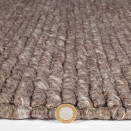 Esselle Home Delilah Mottled Wool Pebble Taupe Rug 200X290Cm - thumbnail 5