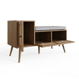 Noor Rattan 2 Door Shoe Cabinet - thumbnail 4