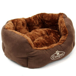 Actiaspet Brown Faux Suede Pet Bed Small - thumbnail 7