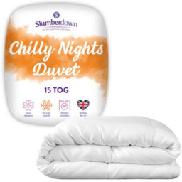 Slumberdown Chilly Nights Super King 15 Tog Extra Warm Winter Duvet - thumbnail 1