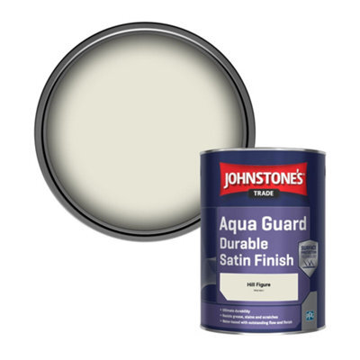 Johnstone's Trade Wood & Metal Aqua Guard Durable Satin Paint Hill Figure (Ppg1104-1) 1L - image 1