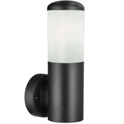 CGC Lighting Cgc Black Wall Light Outdoor Garden Ip54 Weatherproof Polycarbonate E27 Standard Screw Lampholder Gate Door Outside Patio Lamp - thumbnail 4