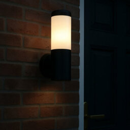 CGC Lighting Cgc Black Wall Light Outdoor Garden Ip54 Weatherproof Polycarbonate E27 Standard Screw Lampholder Gate Door Outside Patio Lamp - thumbnail 5