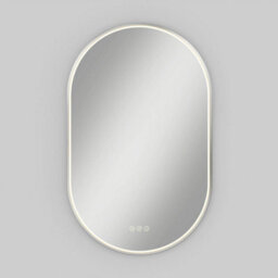Xample Artika Royce Oval Led Chrome Mirror With Demister - Touch Control, Dimmable, 3 Colour Presets, Memory Function, Ip44, 1200 Lumens - thumbnail 6