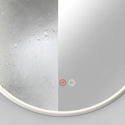 Xample Artika Royce Oval Led Chrome Mirror With Demister - Touch Control, Dimmable, 3 Colour Presets, Memory Function, Ip44, 1200 Lumens - thumbnail 3