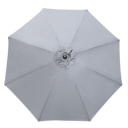 Sundaze Grey 3M Patio Umbrella Garden Parasol Sun Shade Canopy With Hand Crank Tilt Function - thumbnail 5