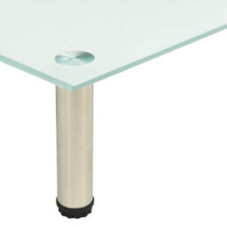 Berkfield Tv Stand Frosted 80X35X17 Cm Tempered Glass - thumbnail 4