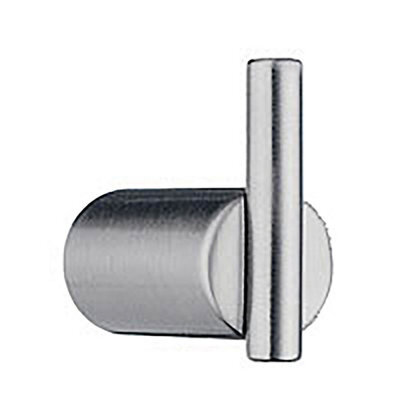 Beslagsboden - Single Hook In Brushed Stainless Steel.
