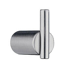 Beslagsboden - Single Hook In Brushed Stainless Steel.
