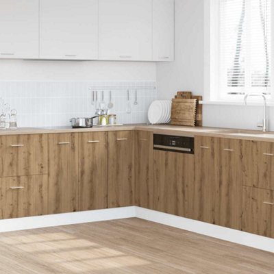 Walplus Kitchen Cabinet Lyon Artisan Oak 75.5X75.5X81.5 Cm Engineered Wood - image 1