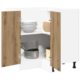 Walplus Kitchen Cabinet Lyon Artisan Oak 75.5X75.5X81.5 Cm Engineered Wood - thumbnail 3