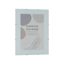 Clear Non-Framed Clip Picture Frame (H)40.5Cm X (W)30.5Cm - thumbnail 1