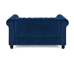 Home Detail Chester 2 Seater Sofa, Blue Velvet - thumbnail 4