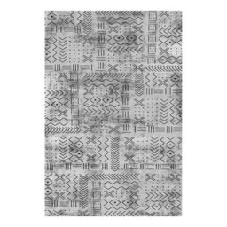 Decoranddecor Living Room Rugs, Washable Area Rugs, 120X170Cm, Non-Slip, Pet Friendly, Low Pile, Geometric Rug - Velano - thumbnail 4