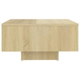 Berkfield Coffee Table Sonoma Oak 60X60X31.5 Cm Engineered Wood - thumbnail 5