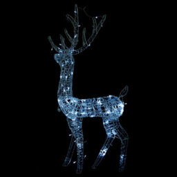 Walplus Acrylic Reindeer Christmas Decoration 140 Leds 120 Cm Cold White - thumbnail 4