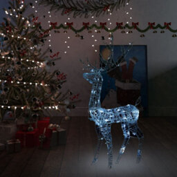 Walplus Acrylic Reindeer Christmas Decoration 140 Leds 120 Cm Cold White