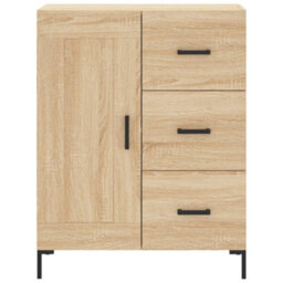 Berkfield Classic Sideboard Sonoma Oak 69.5X34X90 Cm Engineered Wood - thumbnail 5