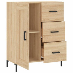 Berkfield Classic Sideboard Sonoma Oak 69.5X34X90 Cm Engineered Wood - thumbnail 6