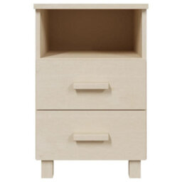 Berkfield Bedside Cabinets 2 Pcs Honey Brown 40X35X62 Cm Solid Wood Pine - thumbnail 4