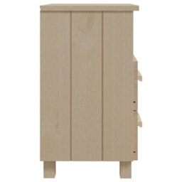 Berkfield Bedside Cabinets 2 Pcs Honey Brown 40X35X62 Cm Solid Wood Pine - thumbnail 5
