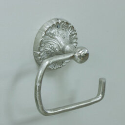 Melody Maison Luxe Silver Toilet Roll Holder 17Cm X 16Cm - thumbnail 3