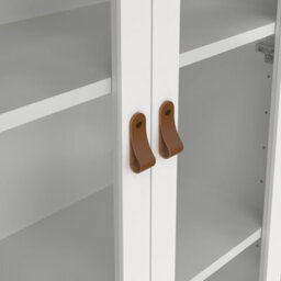 Furniture To Go Barcelona China Cabinet 2 Doors W/glass + 3 Drawers In White - thumbnail 8