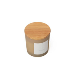 Aroma Naturals Frosted Decadence Glass Candle - Amber, Jasmine, Cedarwood Scent - thumbnail 4