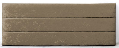 Comfy Deluxe 6Ft 26Inch  Truffle Crush Velvet Verona Headboard