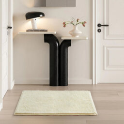 Ameha Cream Chenille Mat 40X60Cm, Extra Soft, Non-Slip, Absorbent Bath Rug & Doormat - thumbnail 7