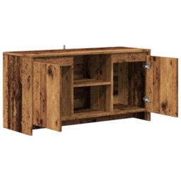 Berkfield Sturdy Tv Cabinet Old Wood 102X37.5X52.5 Cm Engineered Wood - thumbnail 7