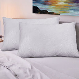 Ameha Memory Foam Pillows Pack Of 2 Neck Back And Spine Support Anti Mold & Anti Bacterial Soft Bed Wedge Pillow 40X70Cm - thumbnail 3