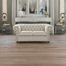 Chesterfield 2 Seater Shelly Seely Leather Sofa Settee Bespoke In Classic Style - thumbnail 3