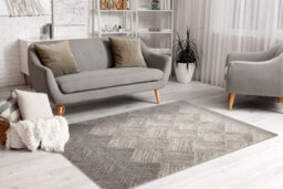 RugsX Carpet Fusion 9775 Beige Brown - Geometric, Modern, Abstract 140X190 Cm - thumbnail 5