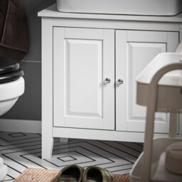 Sobuy Frg202-W, Under Sink Bathroom Storage Cabinet With Doors,white,w60Xd30Xh62.5 - thumbnail 6