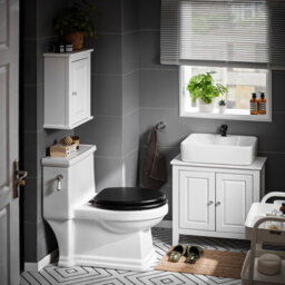 Sobuy Frg202-W, Under Sink Bathroom Storage Cabinet With Doors,white,w60Xd30Xh62.5 - thumbnail 2