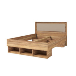 Arte Elegant Impressio 30 Divan Bed Eu Double 1500mm X 1010mm X 2040mm In Oak Mauvella & Congo - Stylish Comfort