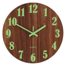 Living And Home Luminous Wall Clock Silent Battery Operated Clocks For Home Kitchen - thumbnail 2