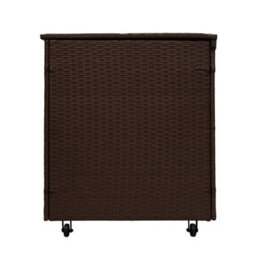 Jardí Brown Rattan Corner Furniture Set & Large Garden Storage Box - thumbnail 9