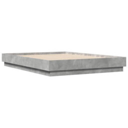 Berkfield Bed Frame Without Mattress Concrete Grey 120X190 Cm Small Double - thumbnail 6