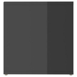 Berkfield Tv Cabinet High Gloss Grey 72X35X36.5 Cm Engineered Wood - thumbnail 6