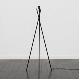 Valuelights Camden Black Tripod Floor Lamp Base - thumbnail 4