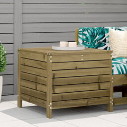 Berkfield Garden Footstool 62X63.5X53.5 Cm Impregnated Wood Pine