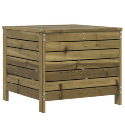 Berkfield Garden Footstool 62X63.5X53.5 Cm Impregnated Wood Pine - thumbnail 6