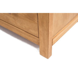 Cabinet Bits Lugo 2 Drawer Petite Bedside Table Brass Drop Handle - thumbnail 6
