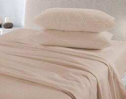 Homespace Direct Ltd Plain Dye Flannelette Brushed Cotton Duvet Cover Set Brown - thumbnail 2