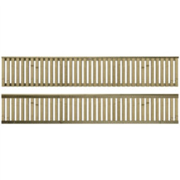 Premier Garden Supplies Premier Tuscany Wooden Trellis Panel 6Ft X 1Ft (5 Pack) Vertical Slatted Decorative Fencing Topper For Climbing Plant Support - thumbnail 8