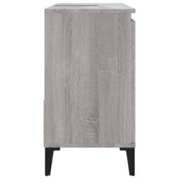 Berkfield Bathroom Cabinet Grey Sonoma 65X33X60 Cm Engineered Wood - thumbnail 8
