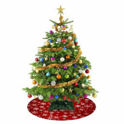 Holly International Absorbomat Red Absorbent Christmas Tree Mat & Floor Protector 76Cm - thumbnail 3