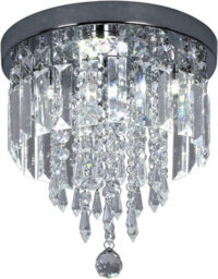 Led Crystal Ceiling Lights Chandelier Lamp Cool White 28X25Cm